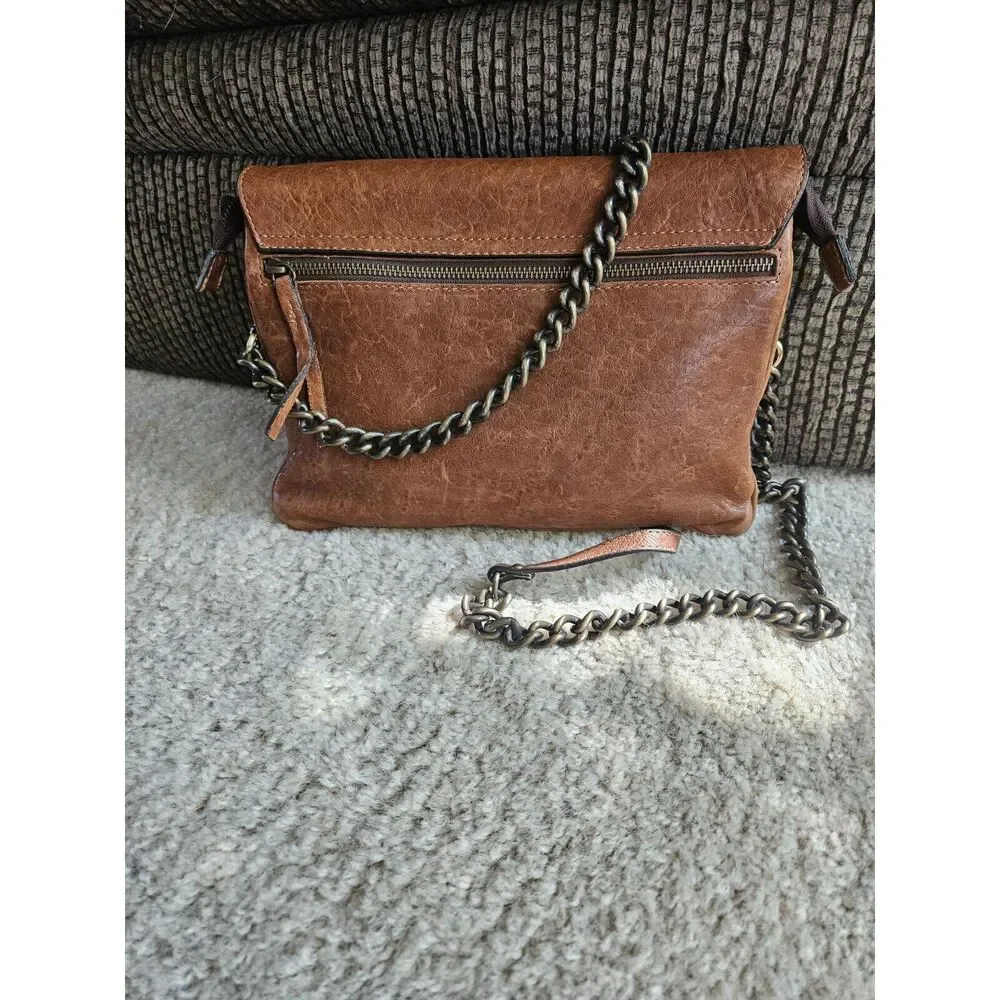 Maxon collection brown Italian leather purse